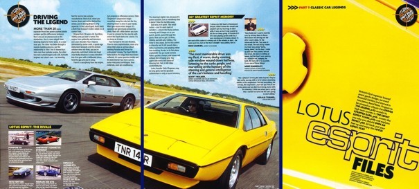 Lotus Esprit Review Report Print Car Article K75 - Turbo 1977 1980 1990 1993