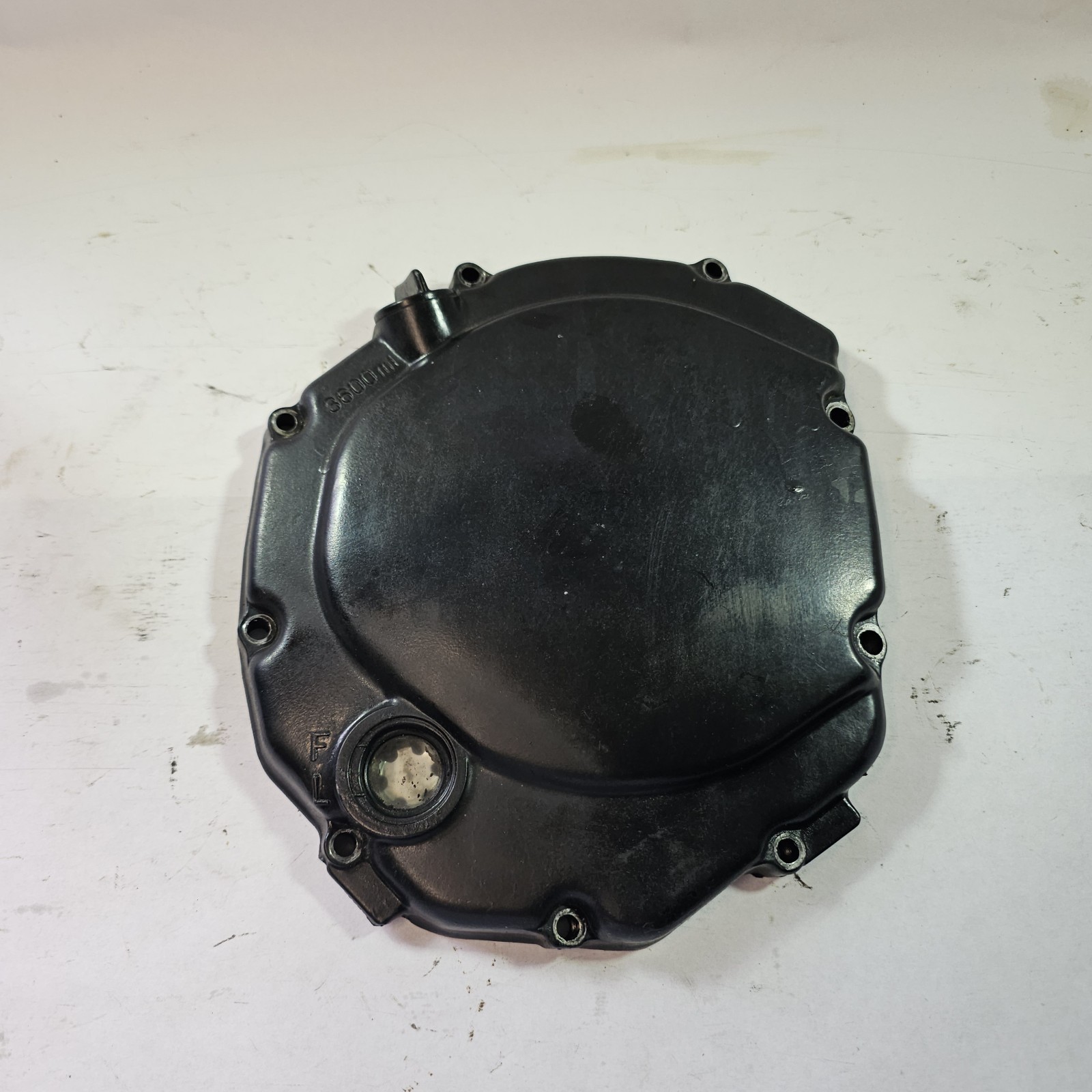 1989 - 1997 SUZUKI GSX750F GSX 750 KATANA CLUTCH SIDE ENGINE COVER OIL FILL OEM 1989 - 1997 SUZUKI GSX750F GSX 750 KATANA CLUTCH SIDE ENGINE COVER OIL FILL OEM