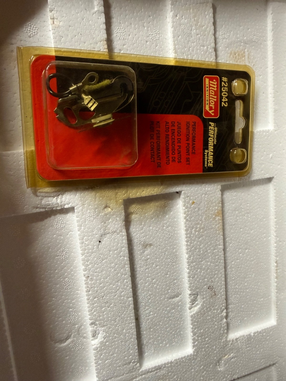 MALLORY PERFORMANCE IGNITION POINT SET PART #25042 NHRA DRAG RACE MALLORY PERFORMANCE IGNITION POINT SET PART #25042 NHRA DRAG RACE