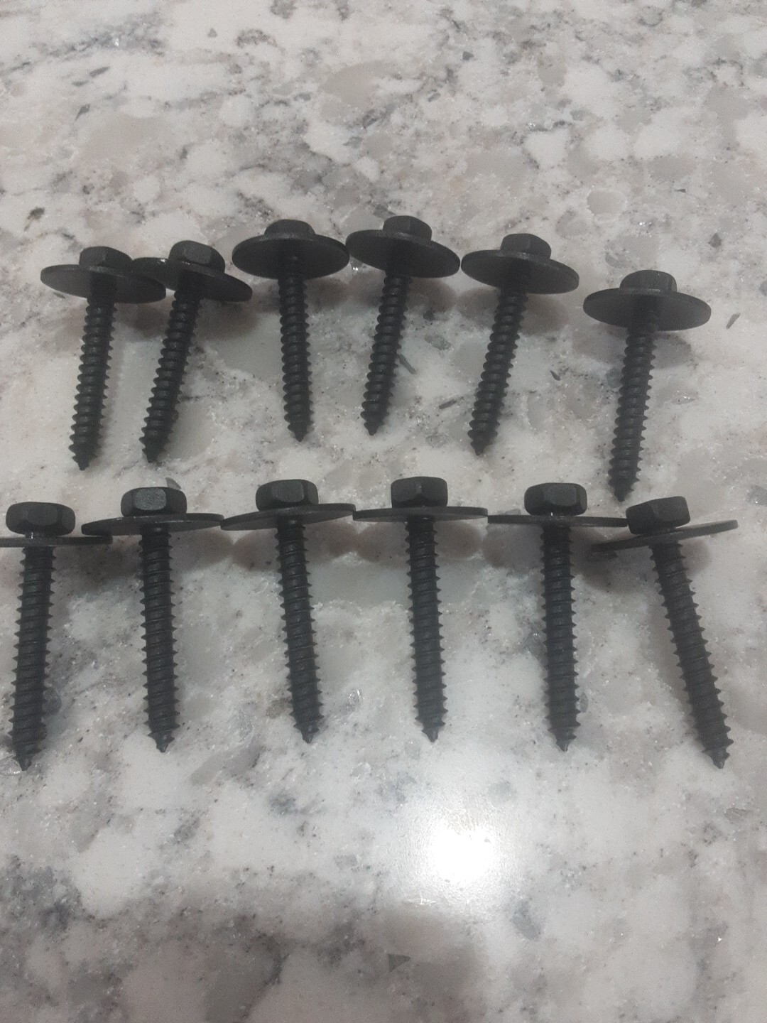 12 Fender Liner / Splash Shield Screws – 8mm Hex – Jeep Dodge Ram – Mopar 650953