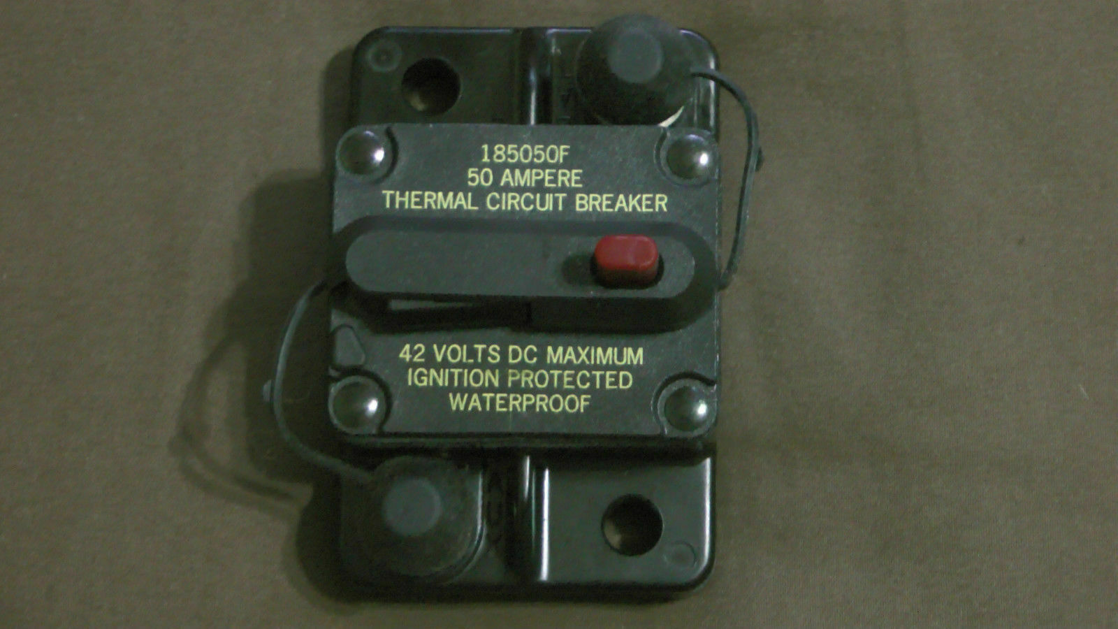 1x Blue Sea Thermal Circuit Breaker CB18550 CB185-50 50 AMP 12v 24v 32 up to 42v