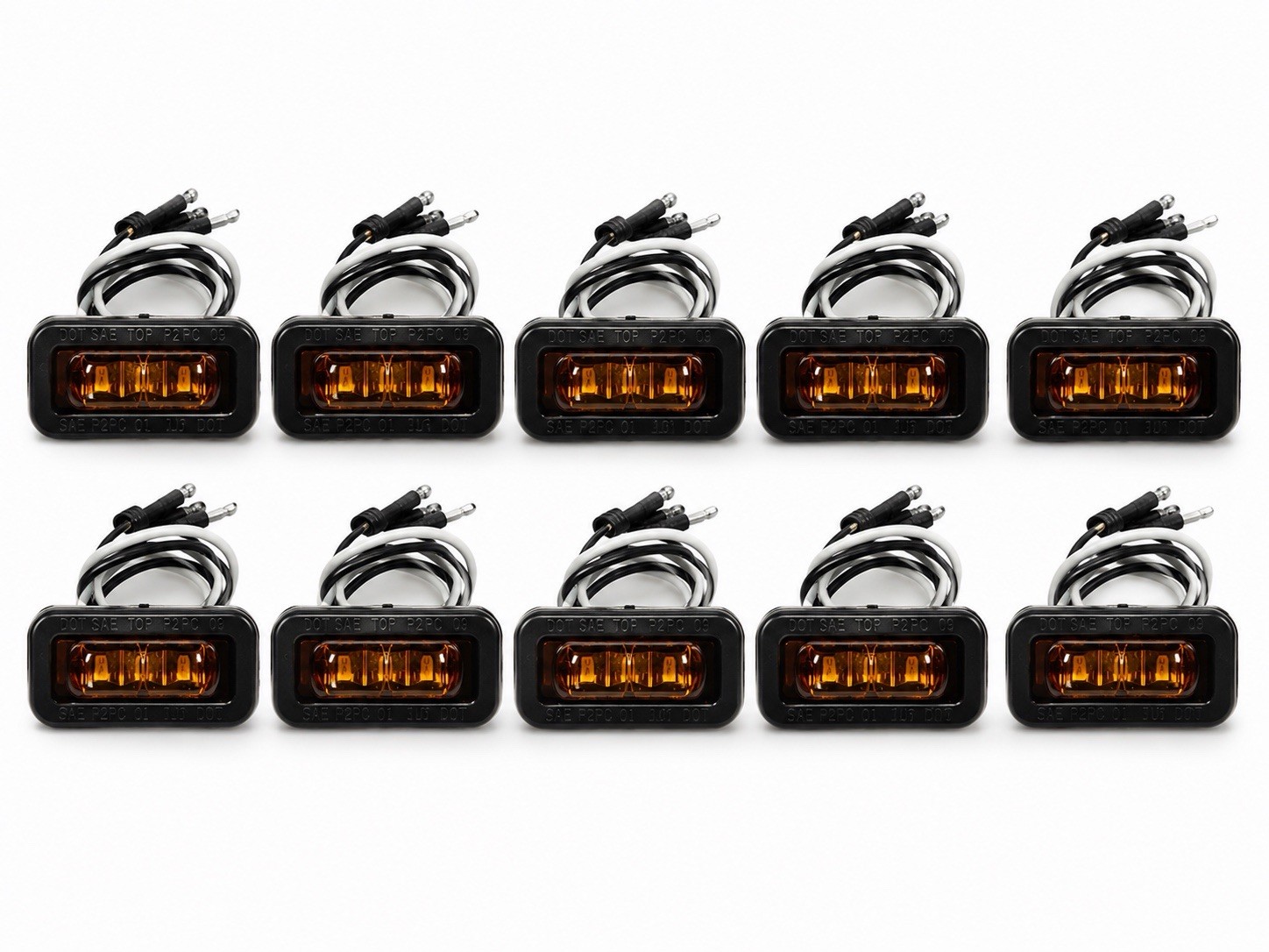Truck-Lite 36115Y 36 Series Yellow LED Marker Clearance Lamp Flex-Lite Pack10 Truck-Lite 36115Y 36 Series Yellow LED Marker Clearance Lamp Flex-Lite Pack10
