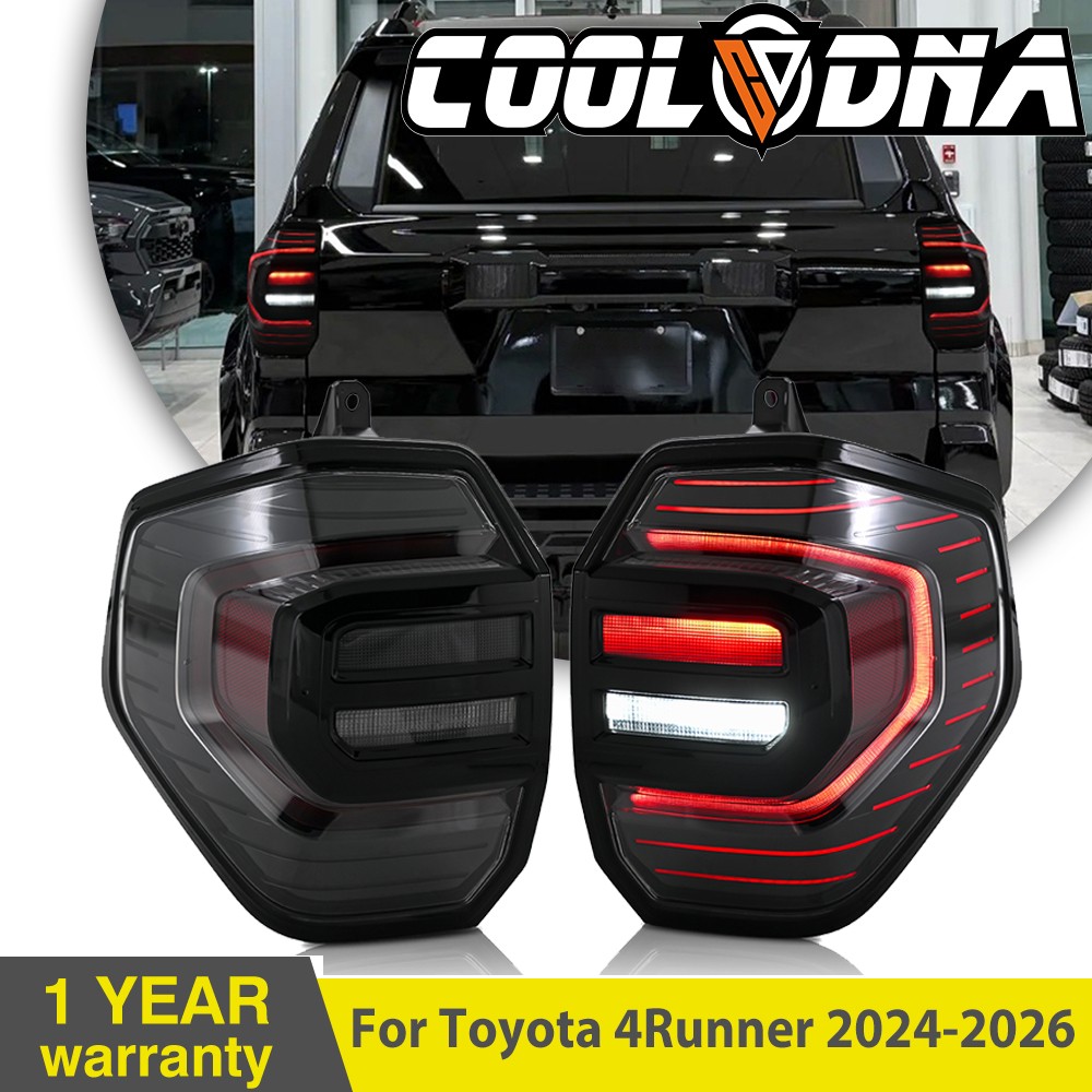 Pair Rear Full LED Tail Lights Sequential For Toyota 4Runner 2024-2026 SR5 TRD