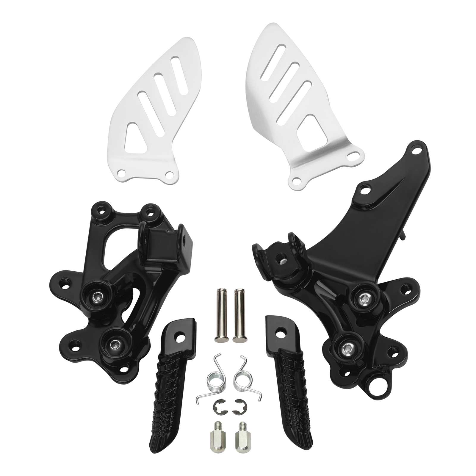 Front Rider Footrests Foot Pegs Bracket Fit For SUZUKI GSXR600 GSXR750 2006-2010