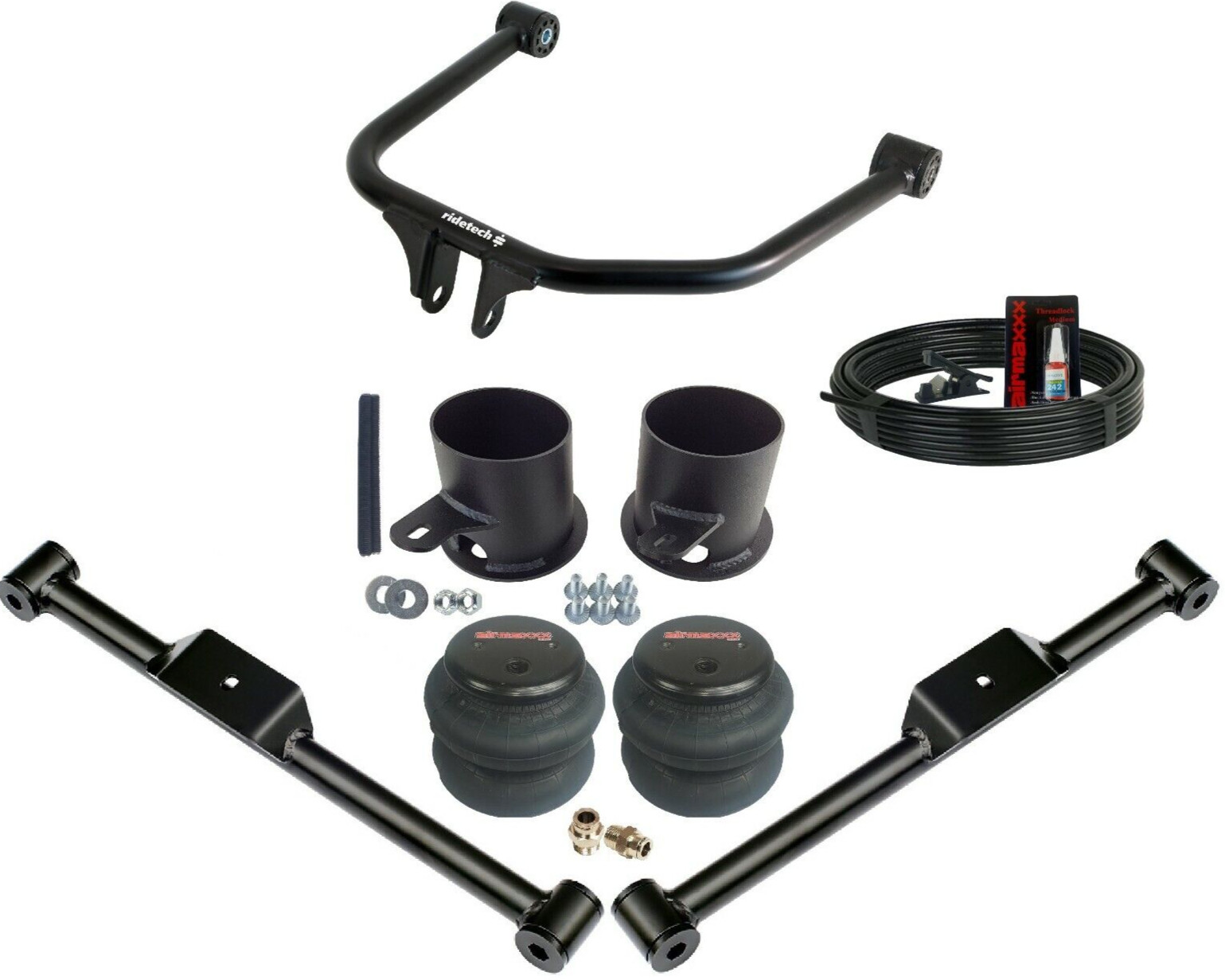 RideTech StrongArms with Rear airmaxxx Air Ride Kit Fits 1958–64 Impala