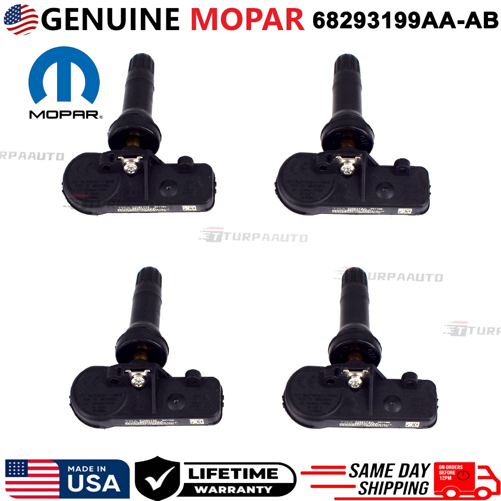 4X Genuine OEM Mopar 68293199AA-AB For DODGE RAM 1500 DT 2019-2022 TPMS SENSORS