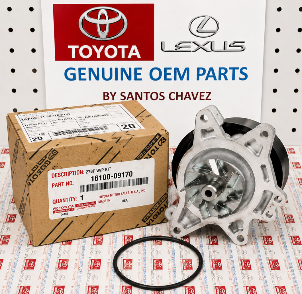 98-07 Corolla 03-07 Matrix 1.8L Engine Water Pump GENUINE OEM PART 16100-09170 98-07 Corolla 03-07 Matrix 1.8L Engine Water Pump GENUINE OEM PART 16100-09170