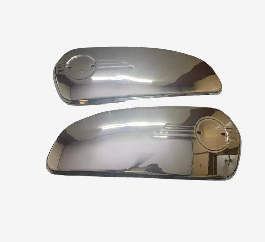 BMW R75/5 TOASTER PETROL TANK CHROME SIDE PLATES ONLY PAIR 1972