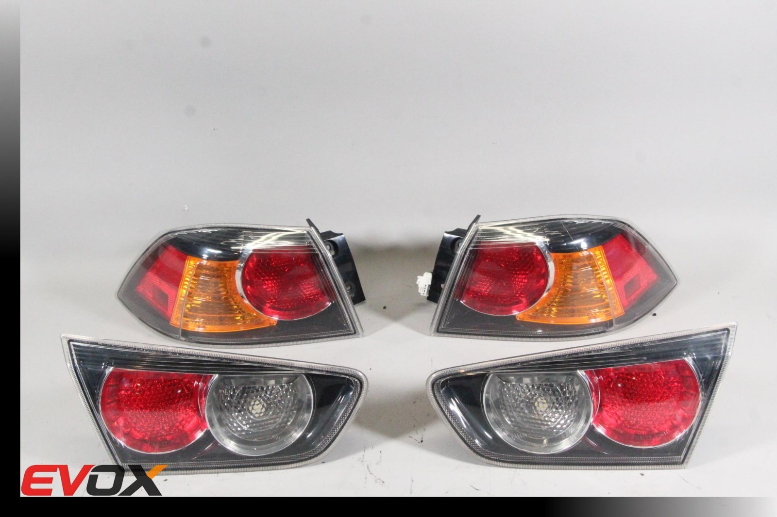 2008-2015 MITSUBISHI LANCER EVOLUTION 10 EVO X OEM TAIL LIGHTS  SET OEM USED 82