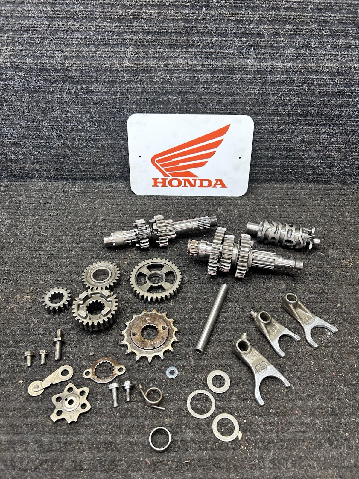 🔥 99-04 HONDA TRX400EX TRX 400EX OEM Transmission Assembly SHAFT GEARS 🔥