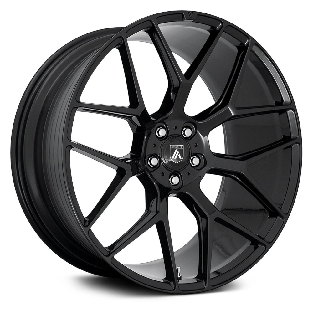 Asanti ABL-27 DYNASTY Wheels 20x8.5 (38, 5x114.3, 72.56) Black Rims Set of 4