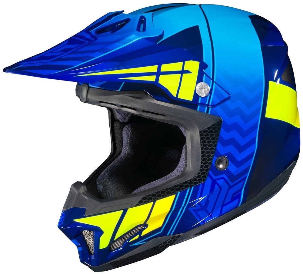HJC CL-X7 CROSS UP Motorcycle Helmet Blue MX Off-road ATV BMX MTB Adult Size LG