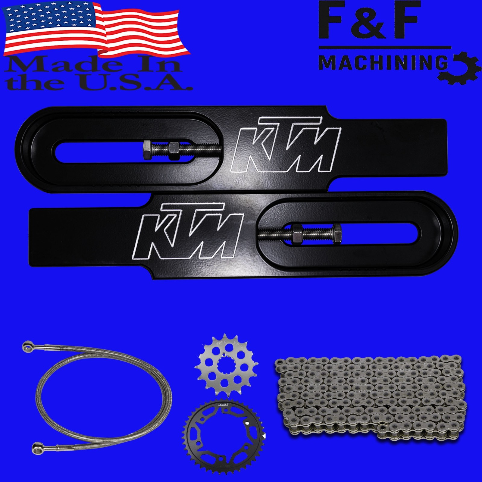 2024-2026 KTM Duke 390 swingarm extension Kit with Sprockets 