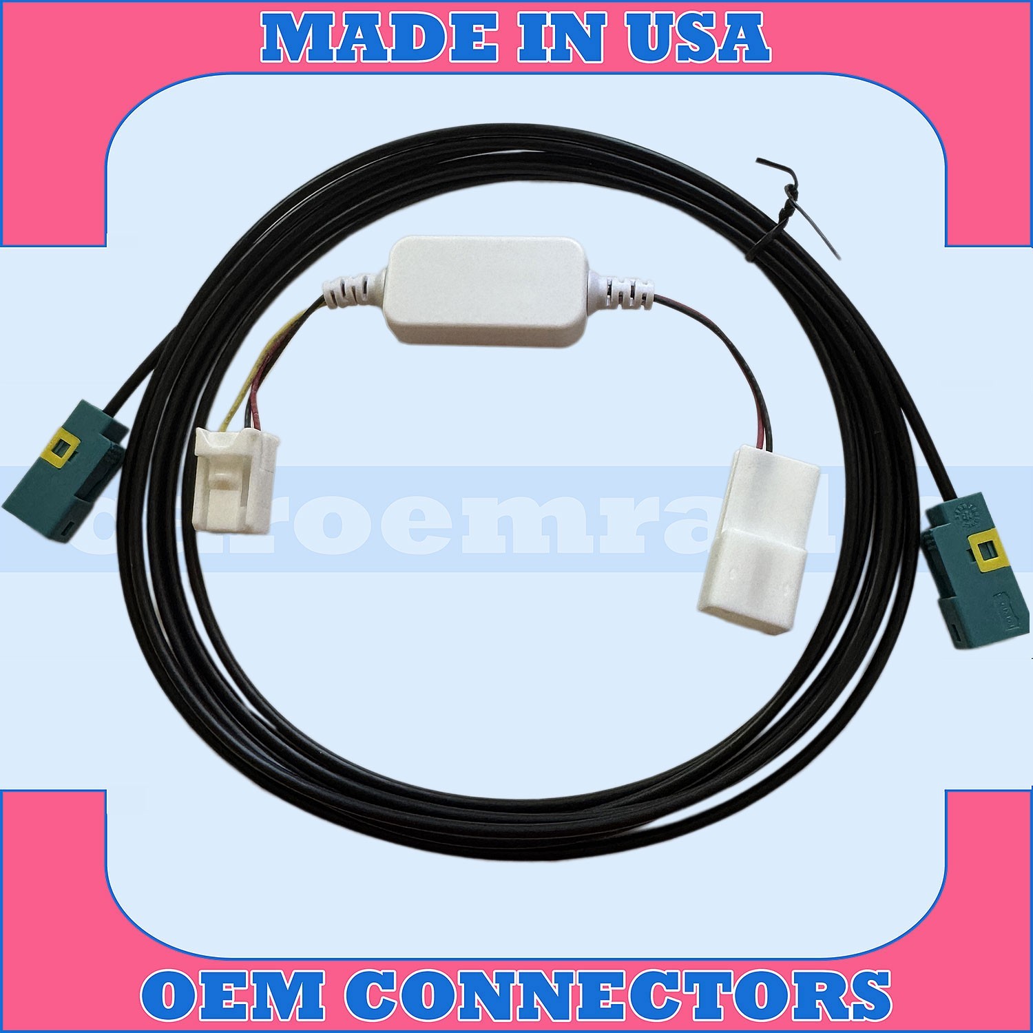 19-20 RAM OEM DIGITAL REAR VIEW MIRROR CAMERA DISPLAY INTEGRATION MODULE +CABLE