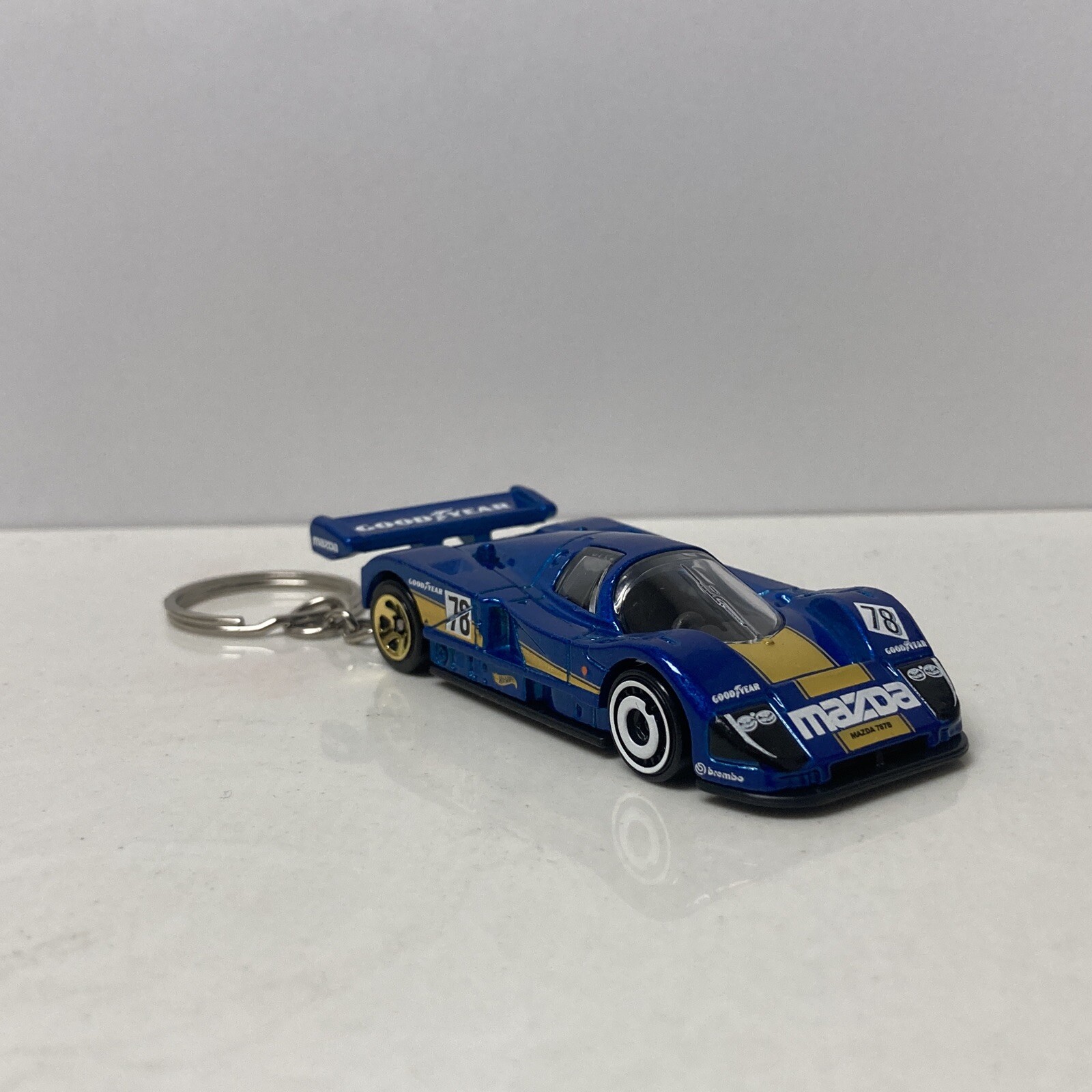 RARE KEY CHAIN BLUE MAZDA 787B CUSTOM LIMITED EDITION 1990 1991 RARE KEY CHAIN BLUE MAZDA 787B CUSTOM LIMITED EDITION 1990 1991
