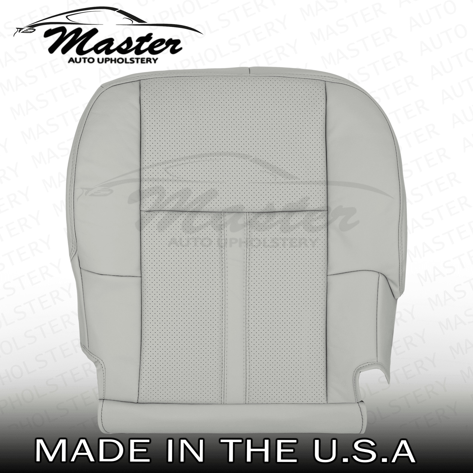 Fits 2010 - 2019 Lincoln MKT Driver Side Bottom Leather Seat Cover Perforated