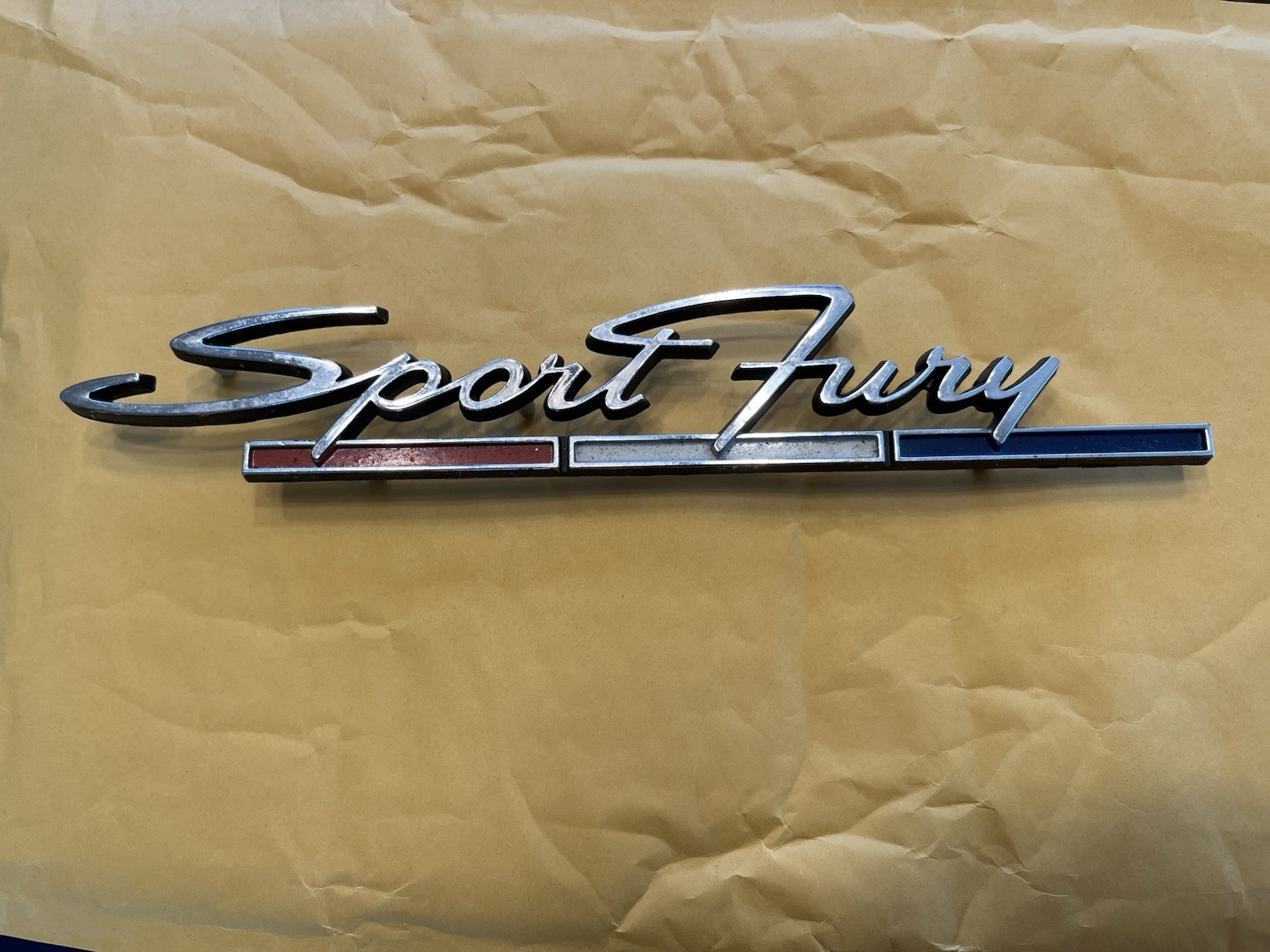 NOS Mopar Sport Fury Emblem 3612384 1965 1971 NOS Mopar Sport Fury Emblem 3612384 1965 1971