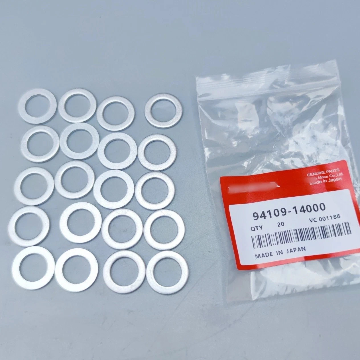 20pcs 14MM OIL DRAIN PLUG CRUSH WASHERS 94109-14000 FOR HONDA/ACURA US