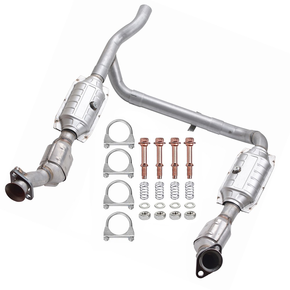 For Ford Expedition 4.6L 2001 To 2002 4WD Both Sides Catalytic Converters