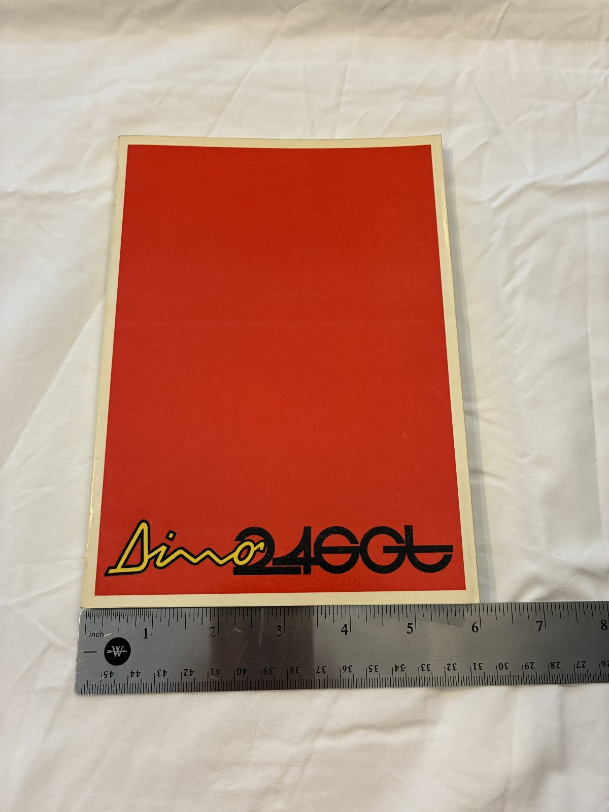 FERRARI DINO 246 GT OWNERS MANUAL 1972 1973 Like New - RARE FERRARI DINO 246 GT OWNERS MANUAL 1972 1973 Like New - RARE