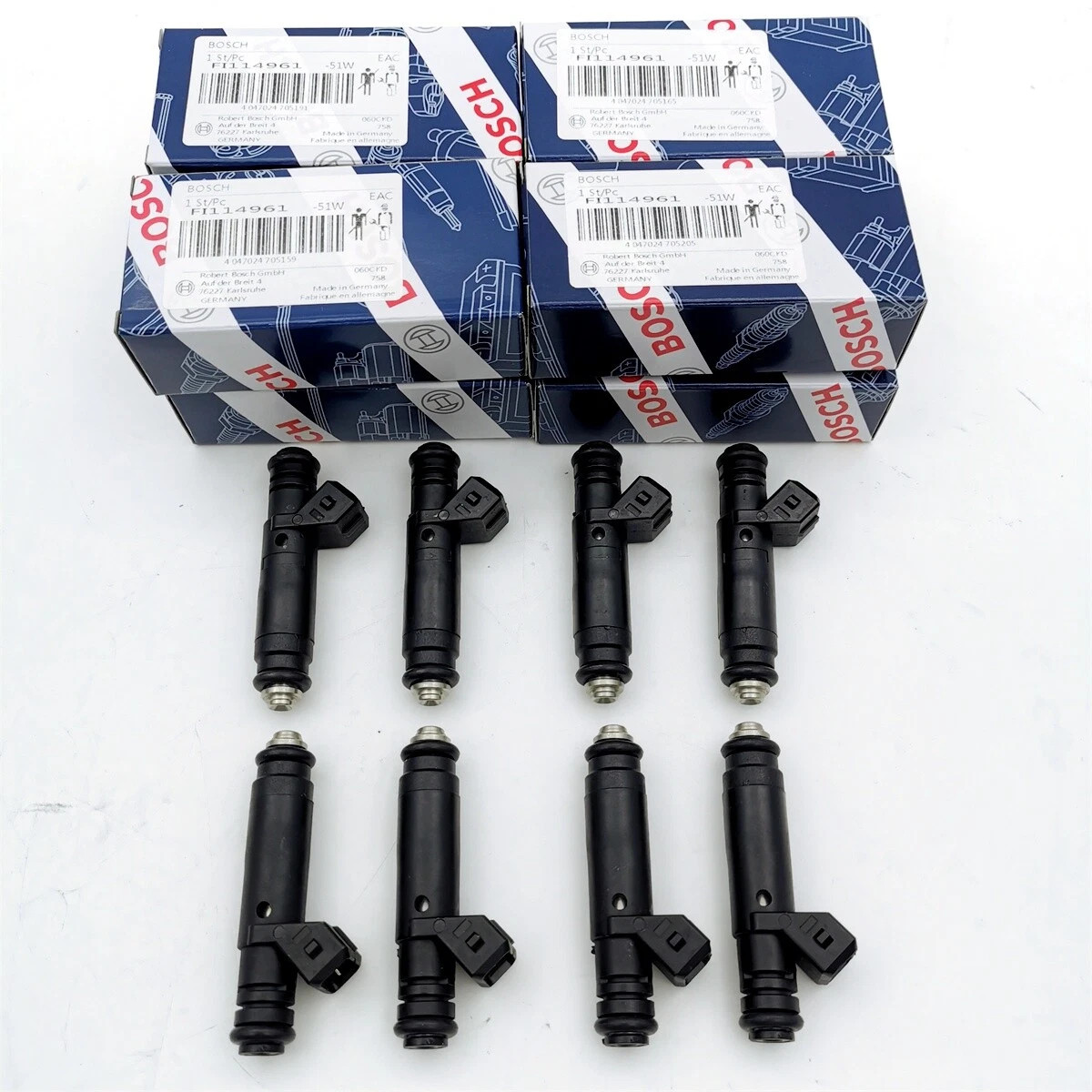 8x  60LB 650cc Siemens Deka Fuel Injectors: Flow Tested & Cleaned FI114961 US