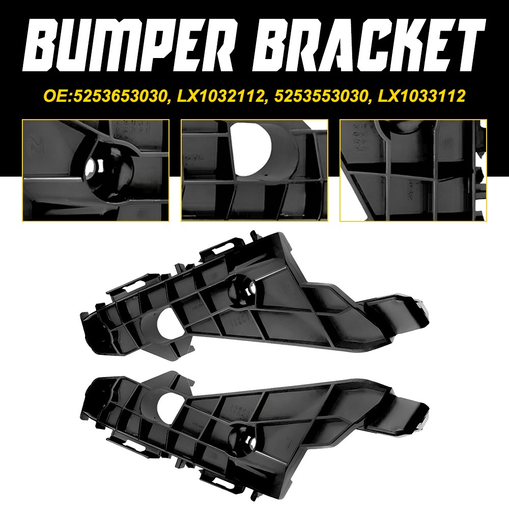 2X Bumper Fender Brackets Support Front Fit For 2014-2015 Lexus IS250 2.5L V6 EK