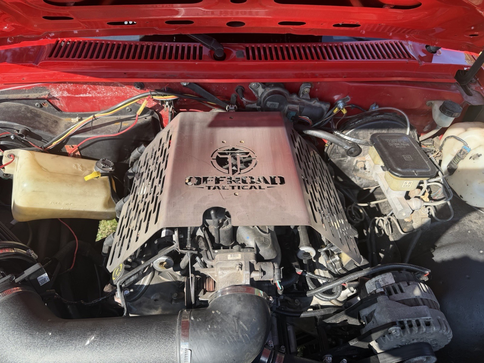 Vortec Engine Cover Stainless Steel Offroad Tactical Vortec Engine Cover Stainless Steel Offroad Tactical