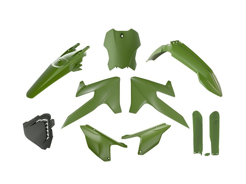 Triumph TF 250-X 2024 - 2025 TF 450-RC 2024 - 2025 Military Green Plastic Kit