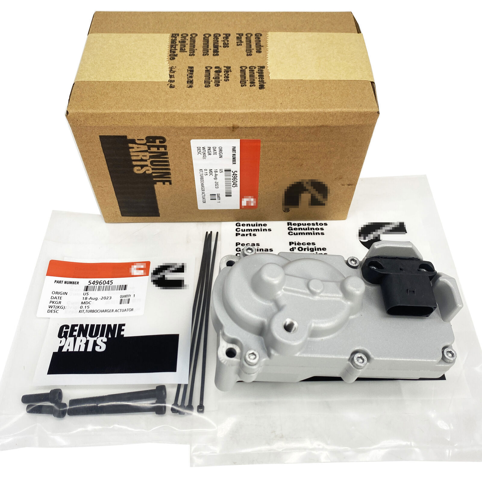 5496045 RX VGT Electronic Actuator for Cummins Turbo HE300VG HE351VE 5496045 RX VGT Electronic Actuator for Cummins Turbo HE300VG HE351VE