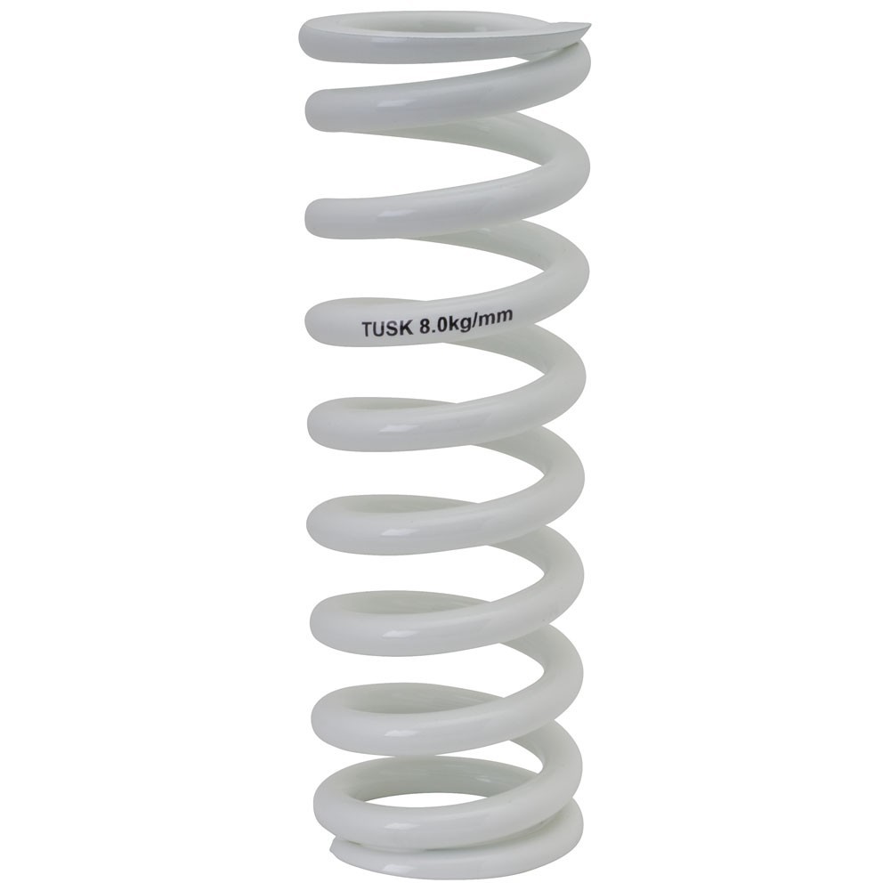 Tusk Rear Shock Spring White Weight 301-360lbs/Spring Rate 8.0 kg/mm