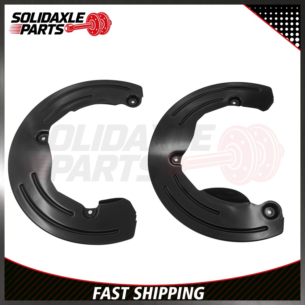 Pair Front L&R Brake Dust Shield For 2009 - 2024 Dodge Ram 2500 3500 52122242AE