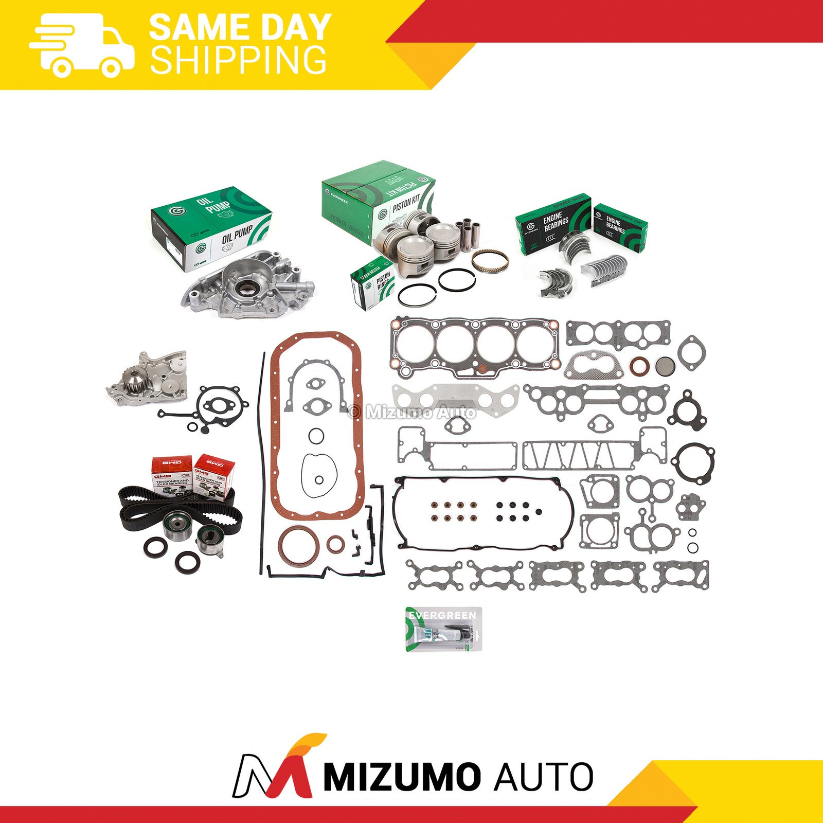 Engine Rebuild Kit Fit 87-93 Mazda B2200 2.2L SOHC 8V F2L F2G