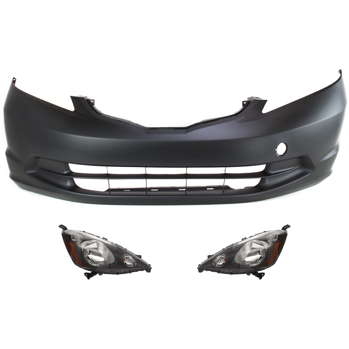 Headlight  Driver & Passenger Side for Honda Fit 2009-2014