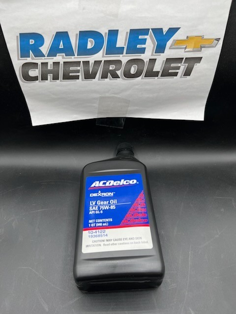 NEW RADLEY CHEVROLET ACDELCO GM Dexron Low Viscosity 75W-85 Gear Oil 19368514