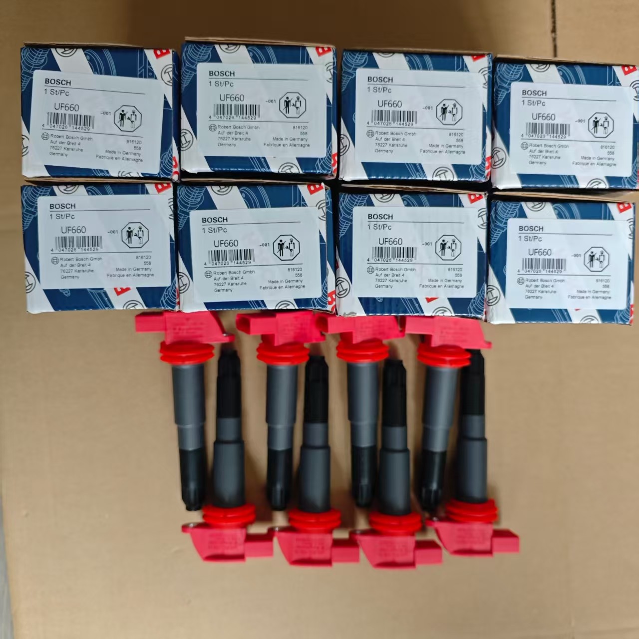 8x UF660 Bosch Ignition Coil Porsche Cayenne Panamera 4.8L V8 Panamera 3.6L