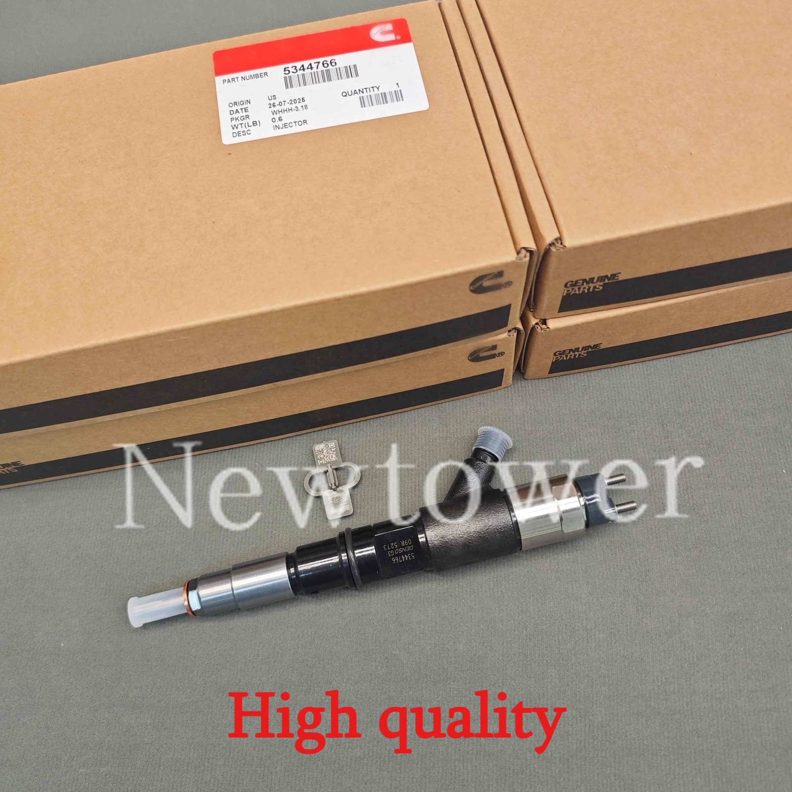 4Pcs Fuel Injectors For Cummins ISF3.8 QSF3.8 ISB4.5 Diesel 5344766 295050-2200