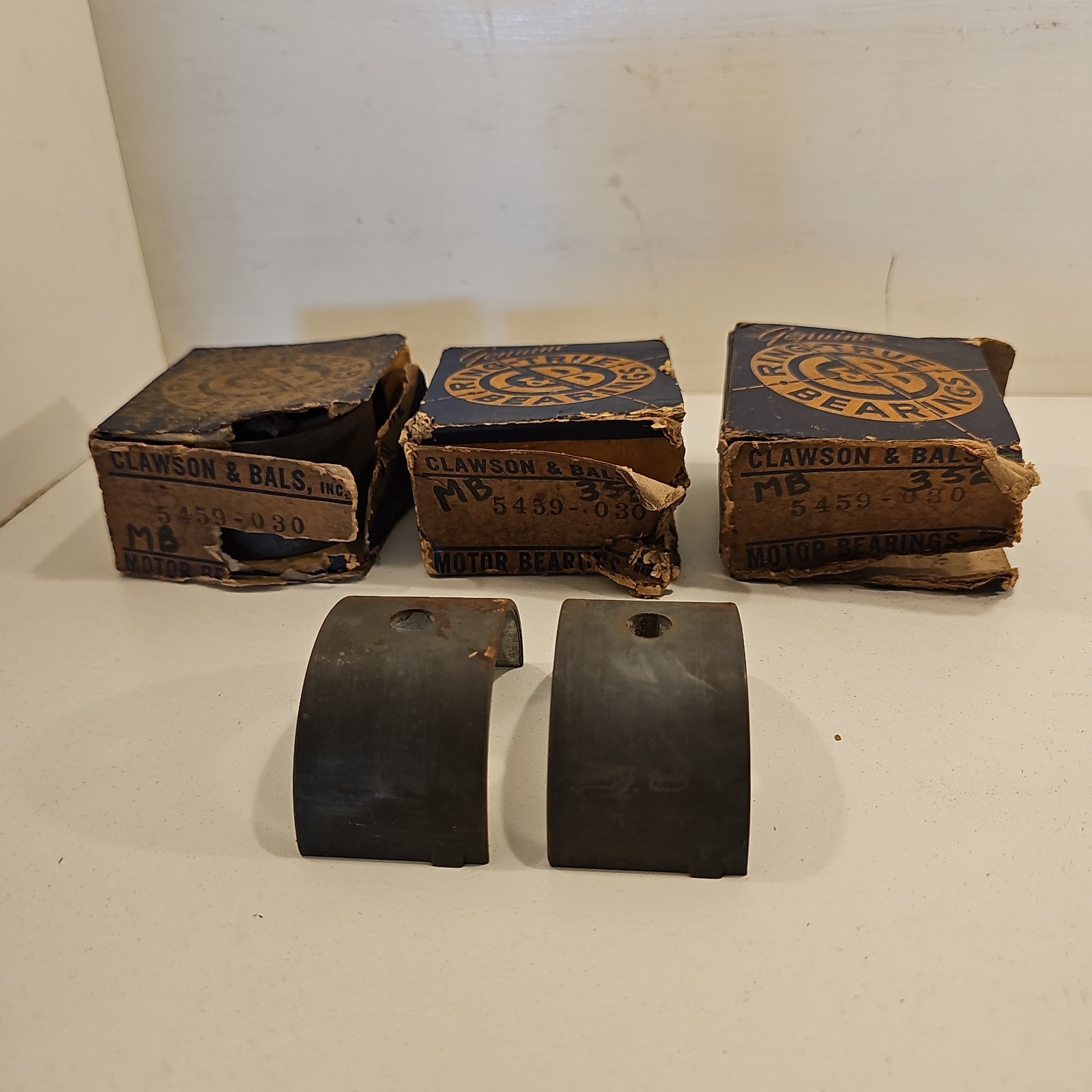 4x NOS Clawson Bals Ring True Connecting Rod Bearings 5459-030 Ford Flathead V8 4x NOS Clawson Bals Ring True Connecting Rod Bearings 5459-030 Ford Flathead V8