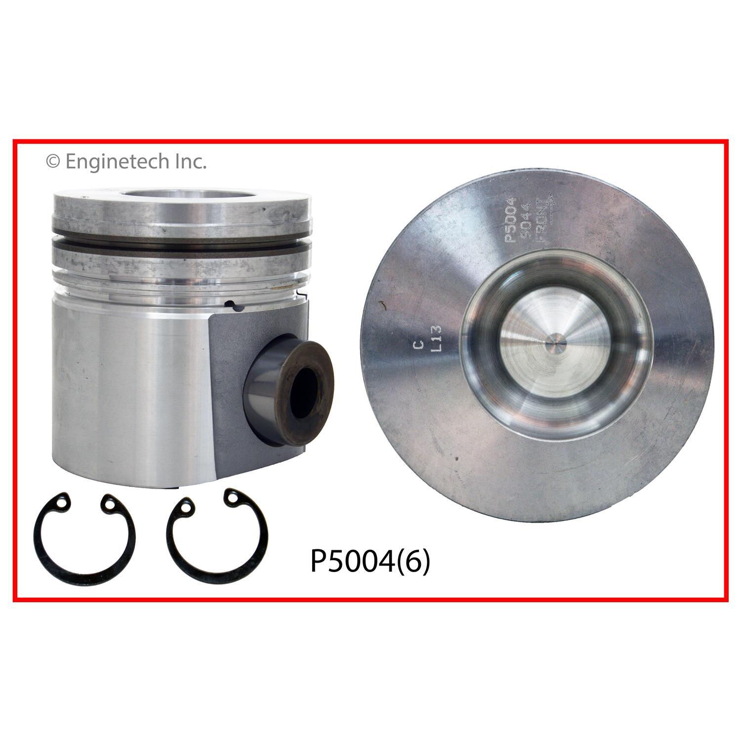 STD Bore Pistons Set for 1991-1993 Dodge 5.9L 12V Cummins Diesel