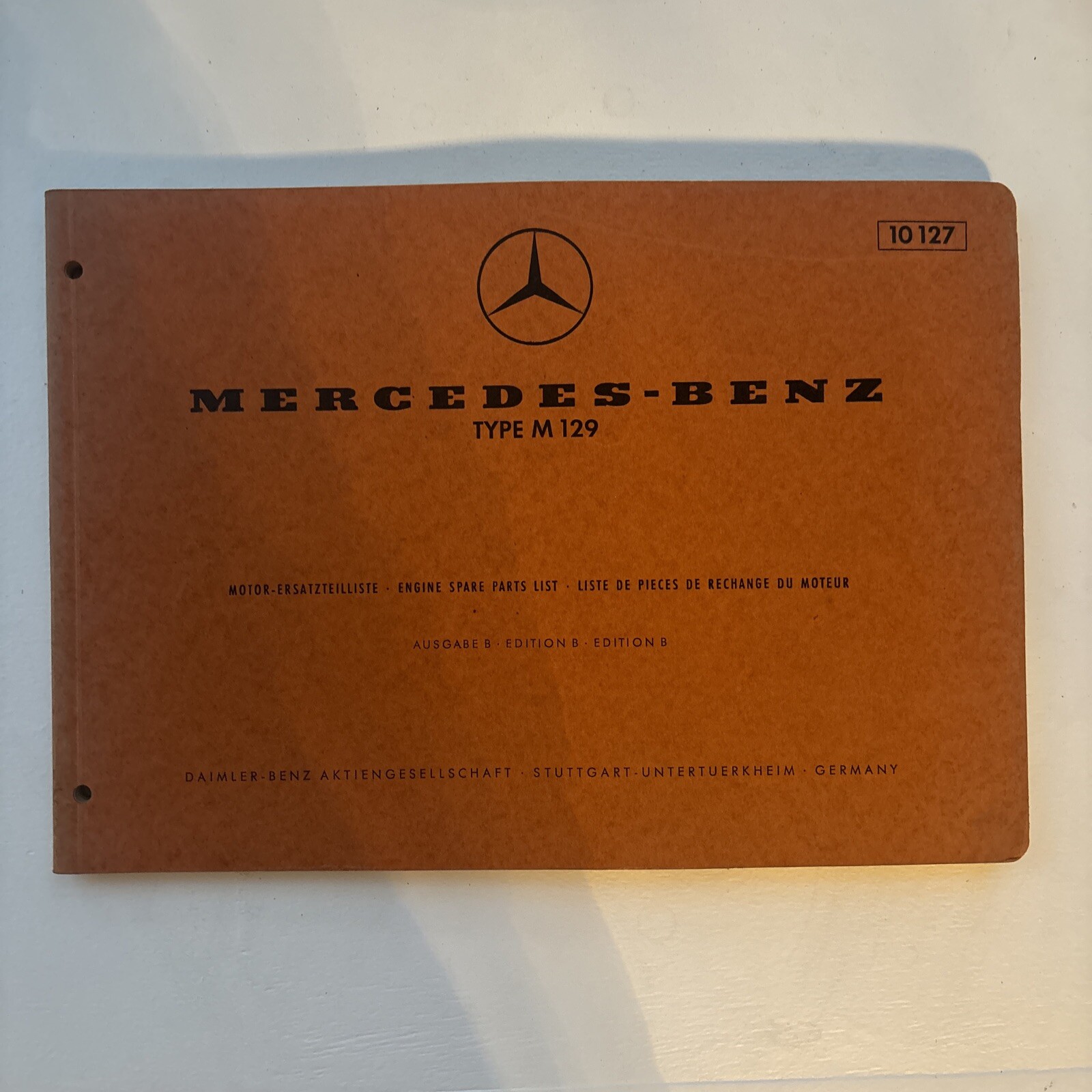 mercedes-benz Type M 129 Edition B Manual