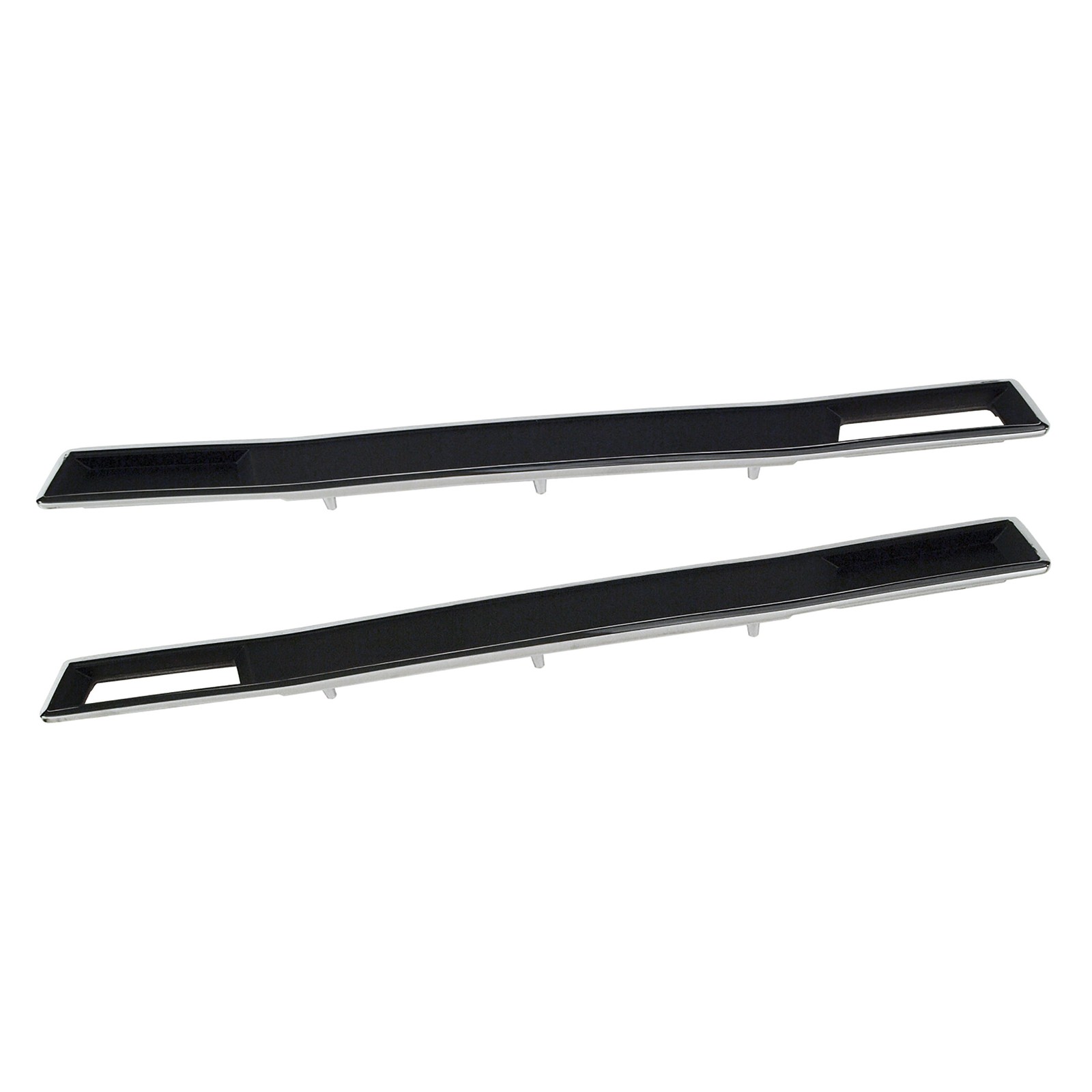 Seat Back Upper Moldings- Left/Right - W/Shoulder Belt for 1970-1975 C3 Corvette
