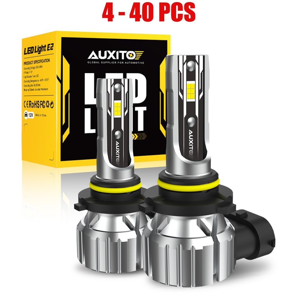 4-40PCSS LED 9005+9006 Headlight Fog CANBUS Lamp 6500K Bulb Bright Super White