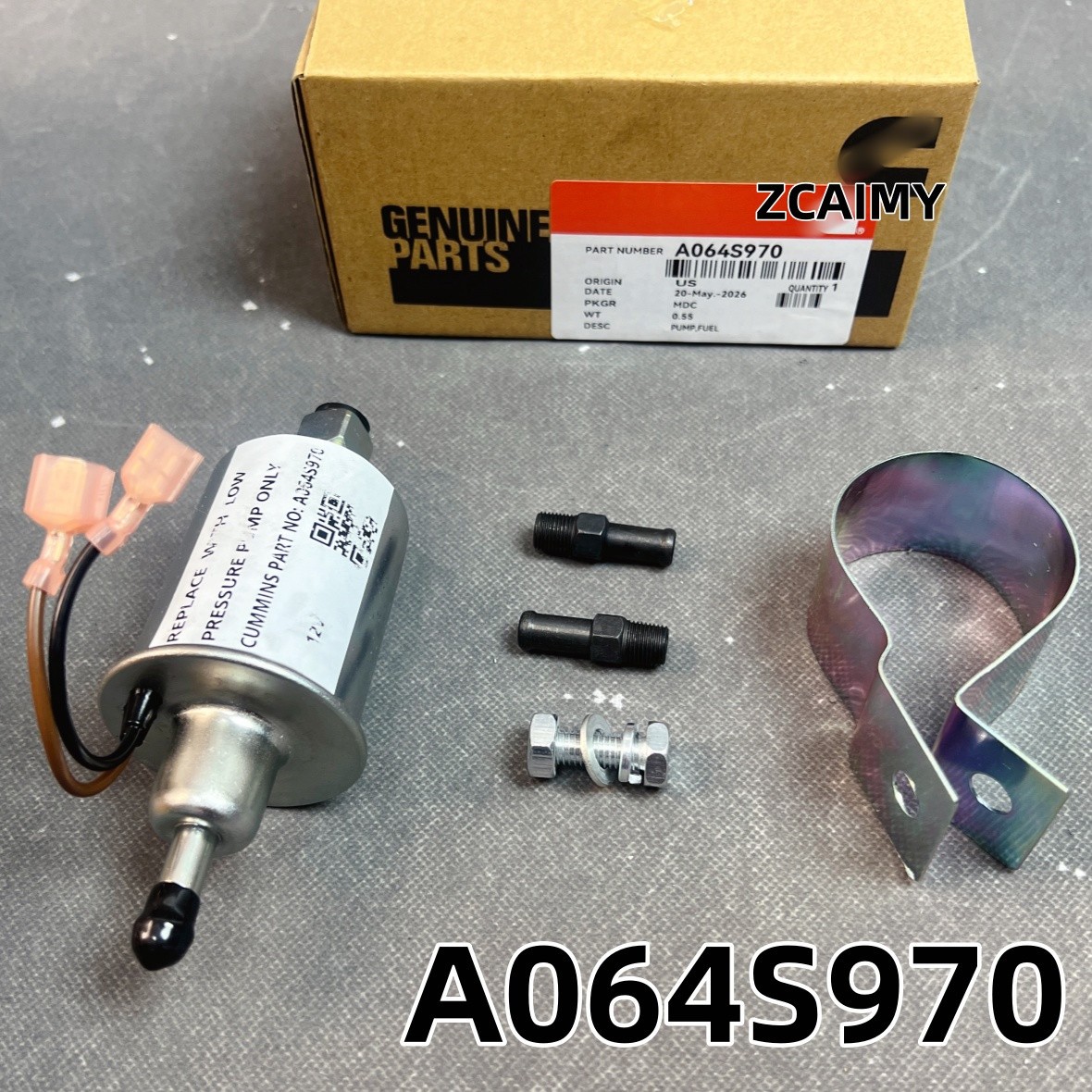 New A064S970 12V electronic fuel pump for RV E11008 Cummins Engine