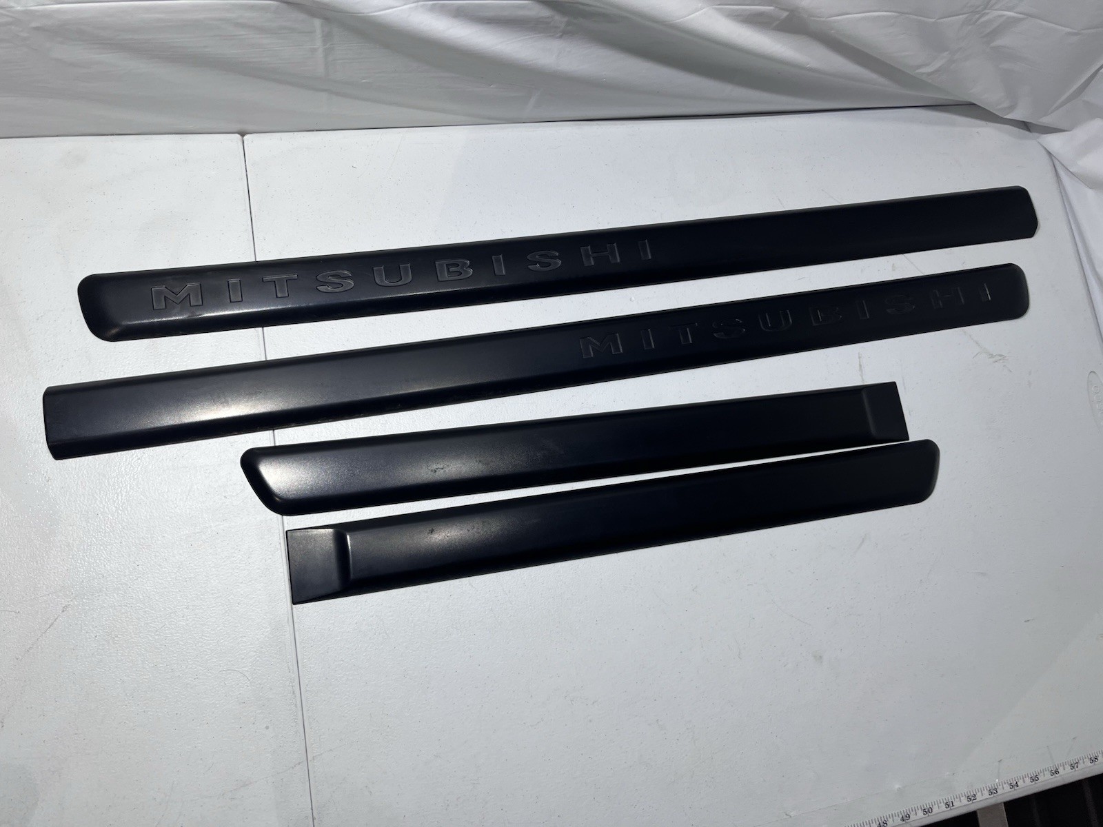 2000-2004 Mitsubishi Montero Sport Exterior Driver Passenger Door Trim Set OEM
