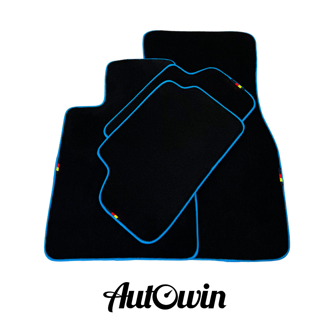 AutoWin Brand Black Floor Mats for BMW i3 Series I01 (2014-2022)