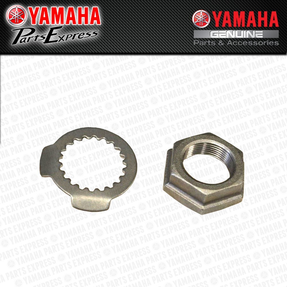 NEW 2001 - 2025 YAMAHA YZ250F WR250F YZ WR 250F OEM FRONT SPROCKET NUT & WASHER