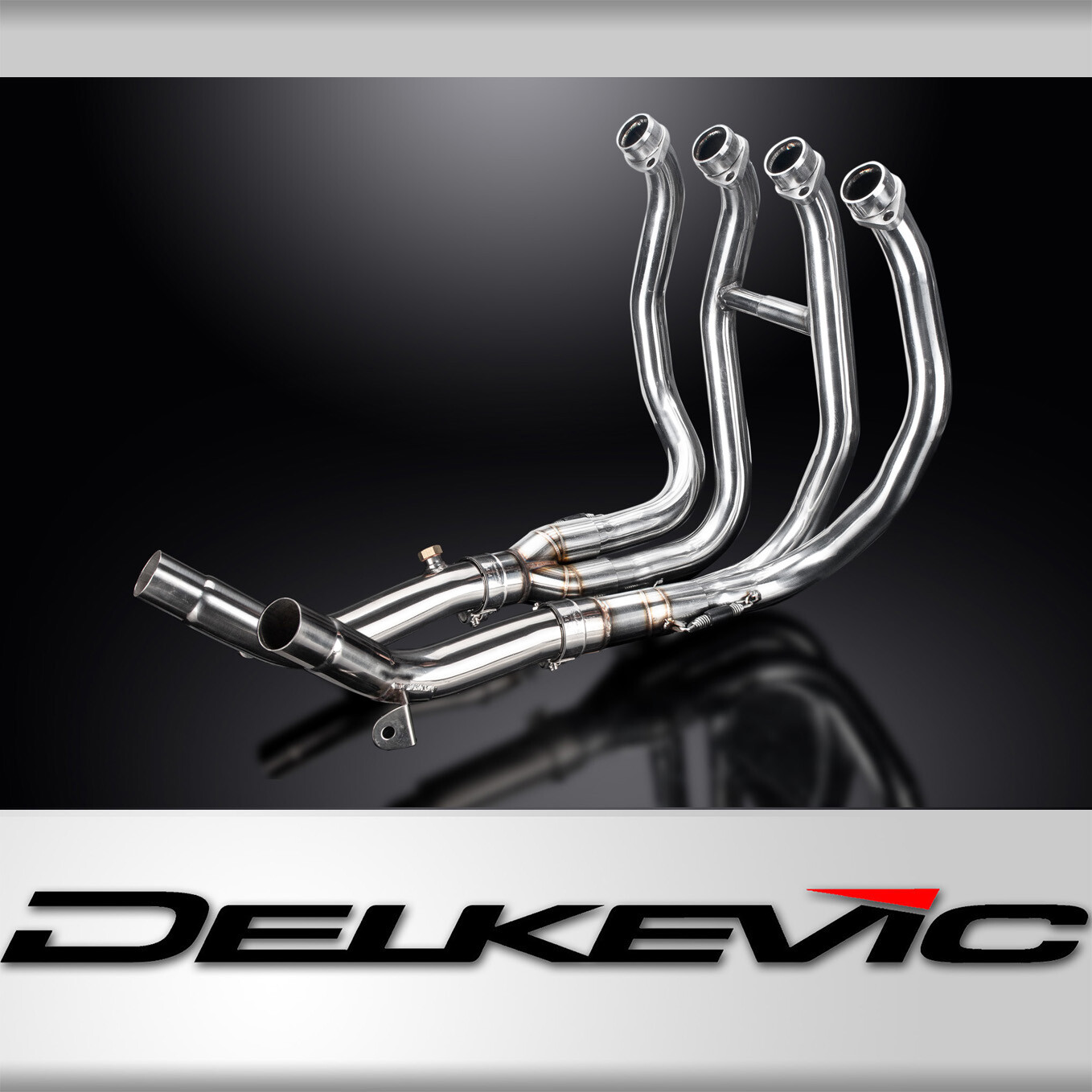 Suzuki Hayabusa GSX1300R 08-20 Delkevic Stainless 4-2 Exhaust Headers Downpipes