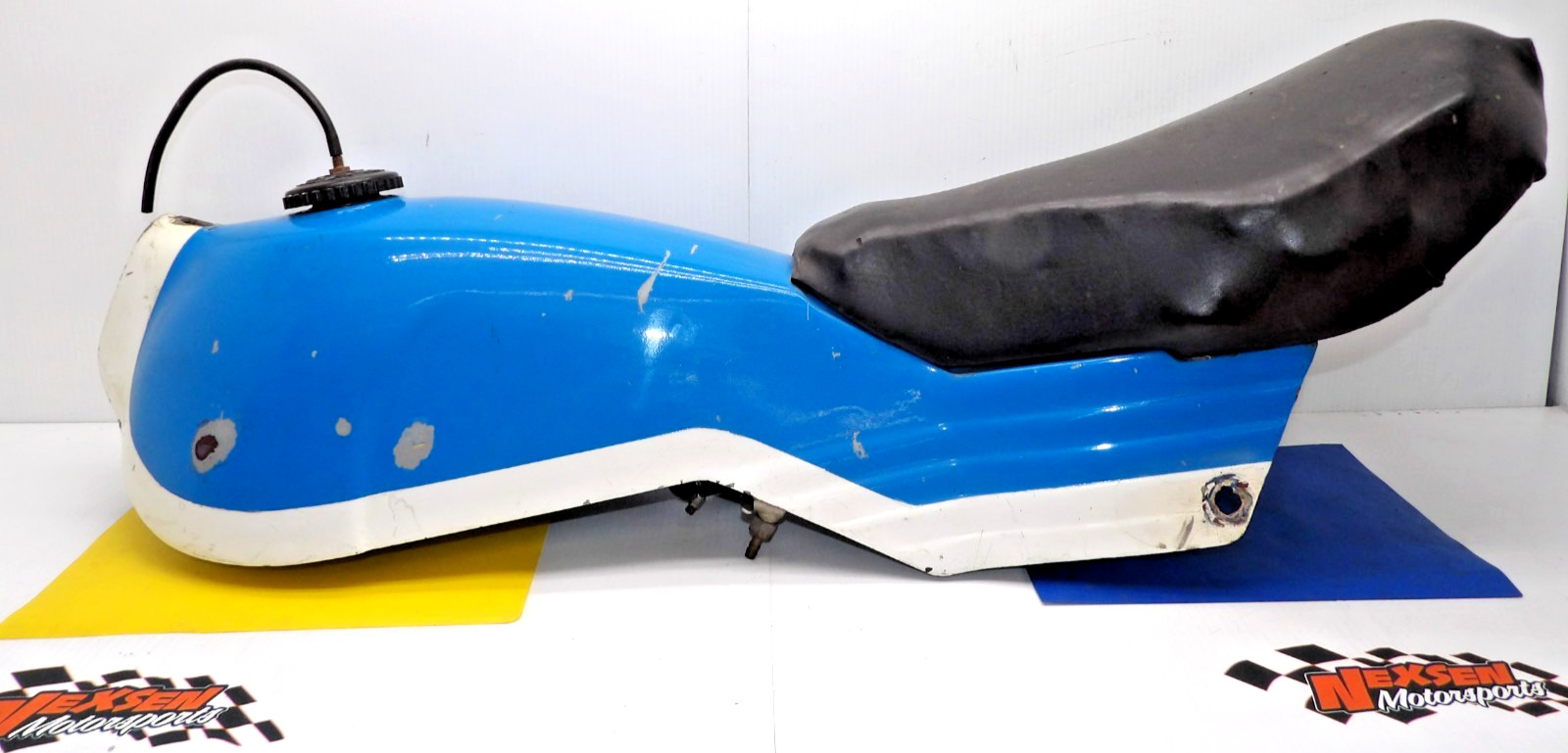 🏁Gas Tank Side Panels Seat Assembly – Fits 1972 Bultaco Alpina 175