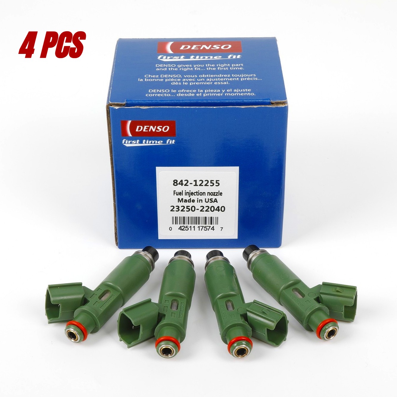 4X Genuine DENSO OEM Fuel Injector 23250-22040 For Toyota Corolla Celica 1.8L 4X Genuine DENSO OEM Fuel Injector 23250-22040 For Toyota Corolla Celica 1.8L