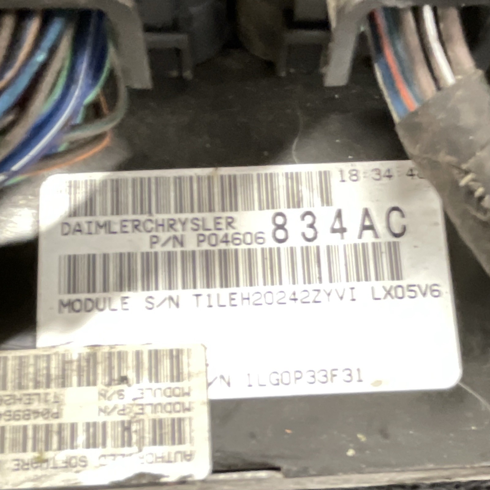 DAIMLER CHRYSLER 05 ECU ECM CHARGER 300 Magnum LX05V6 Used DAIMLER CHRYSLER 05 ECU ECM CHARGER 300 Magnum LX05V6 Used