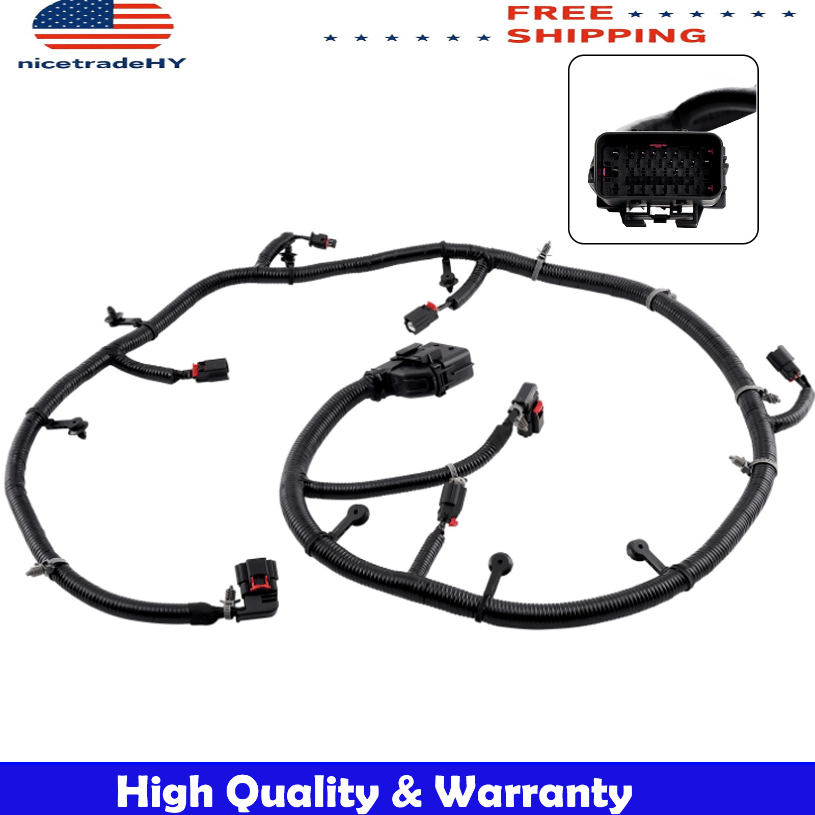 Rear Object Alarm Sensor Wiring 23316326 NEW For 2015-2020 Cadillac Chevrolet